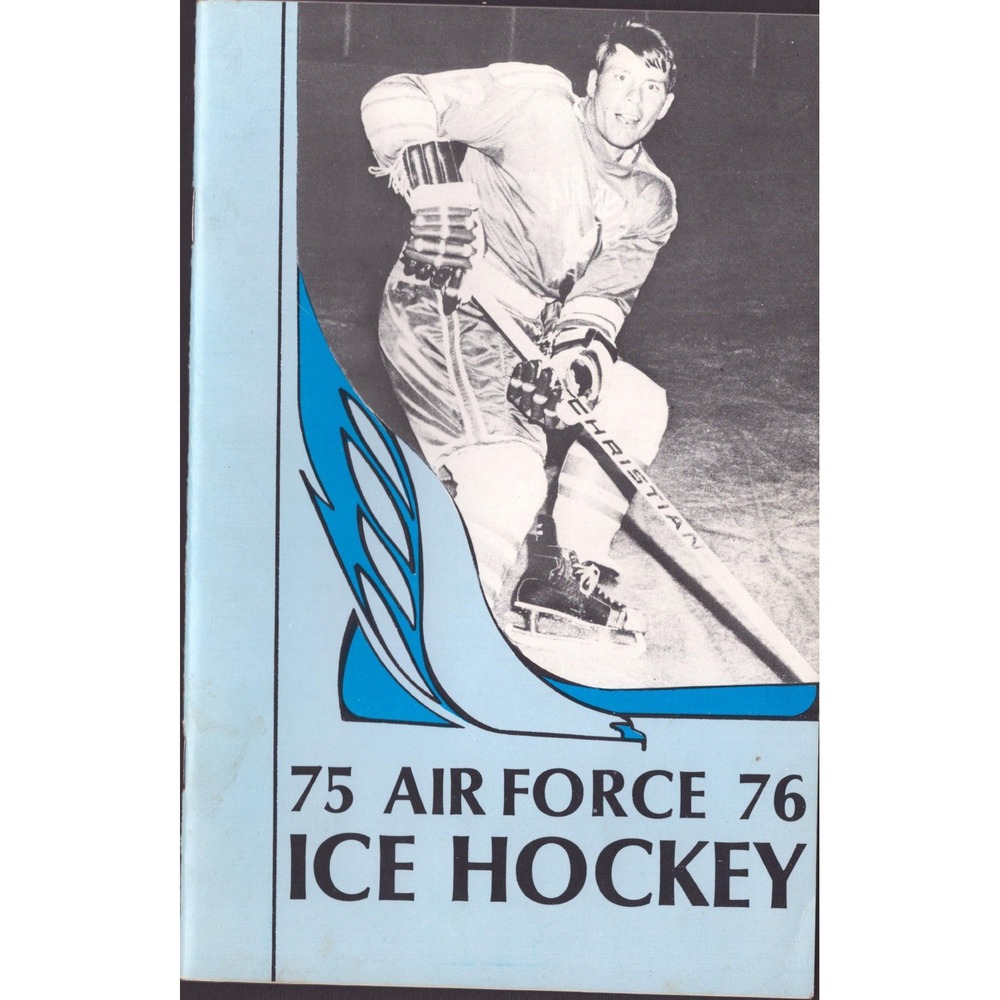 1975-76 Air Force Academy Falcons Ice Hockey Media Guide Colorado Springs CO - Picture 1 of 3